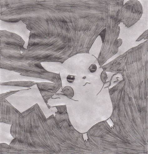 Pikachu uses Thunderbolt by Ryuu-Van-Draco on DeviantArt