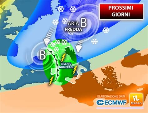 Meteo da Giovedì nuovo forte PEGGIORAMENTO arriva tanta PIOGGIA e