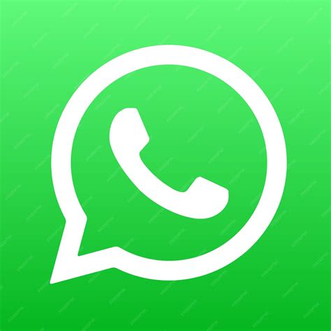 Icono de la aplicación Whatsapp en blanco y negro Mensajero popular