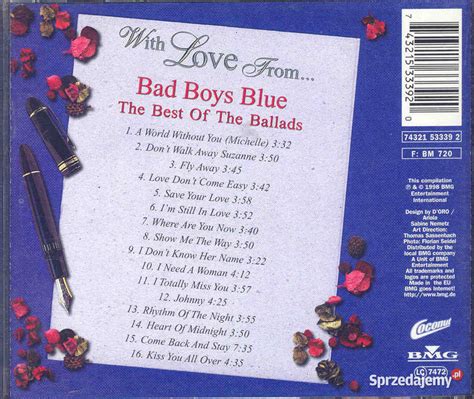 Cd Bad Boys Blue With Love From The Best Of The Ballads Brwinów