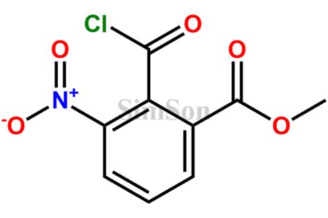 2 Chlorocarbonyl 3 Nitro Benzoic Acid Methyl Ester CAS No NA