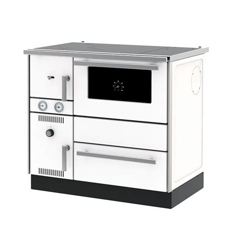 Wood Cooker Stove With Back Boiler Alfa Plam Alfa Term White Kw