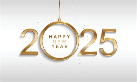 2025 Happy New Year Background Design Greeting Card Banner Poster