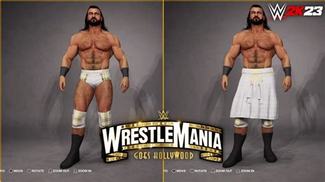 Wwe K Drew Mcintyre Wrestlemania Attire Youtube