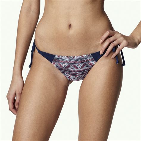 O Neill Print Tie Side Bikini Bottom Blue Bikinis Bikinit Fi