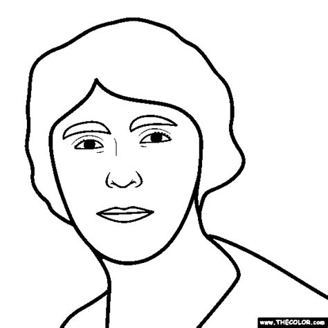 Lou Hoover Coloring Page