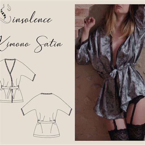 Printable Kimono Pattern Etsy