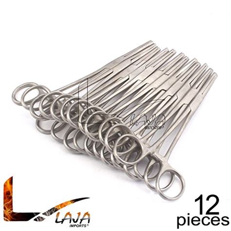 Amazon LAJA IMPORTS SET OF 12 KOCHER HEMOSTAT FORCEPS STRAIGHT 7