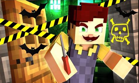 Apk Mod Hello Neighbor For Minecraft Addon For Mcpe Untuk Muat Turun Android