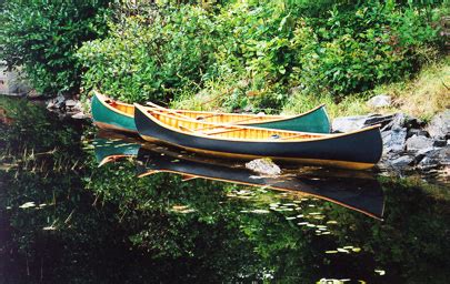 Island Falls Canoe Custom Made Wood And Canvas Canoes Old Town Wood