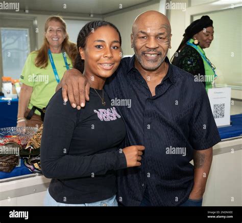 Delray Beach Florida Usa 15th Feb 2023 Mike Tyson And His Daughter