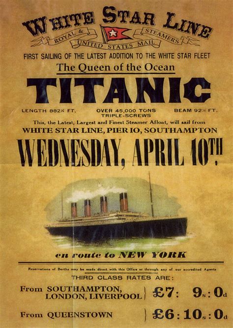 Titanic Departure Advert Postcard – Post Cards, Souvenirs and Gifts ...