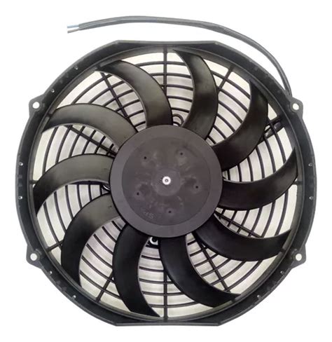 Eletro Ventilador Spal Axial Perfil Baixo 12v 10pol Soprante