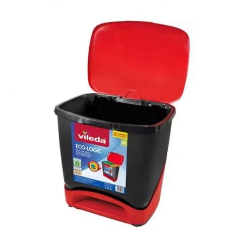 Cubo de basura ecológico compacto 39L Vileda