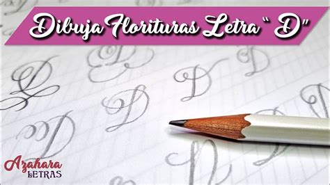 ღ 10 FLORITURAS LETRA D en CALIGRAFÍA INGLESA ღ Aprende cómo