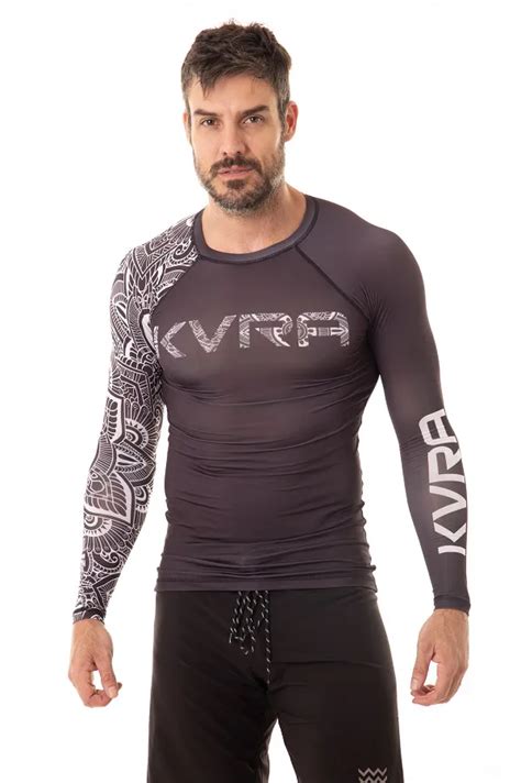 Rashguard Kvra Geometric Preta Soul Fight Shop