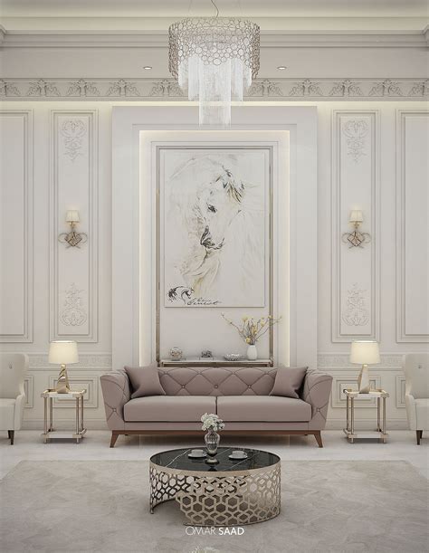 LUXURY CLASSIC VILLA - INTERIOR DESIGN - on Behance | Luxury living ...