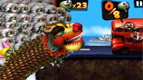 Zombie Tsunami Max Level All Ninja Dragon Vs Car Youtube