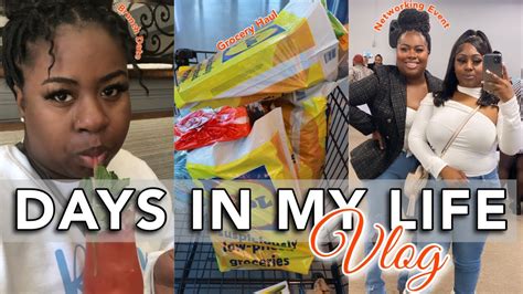 Vlog Days In My Life Brunch With Bae Shopping Weekly Grocery Haul