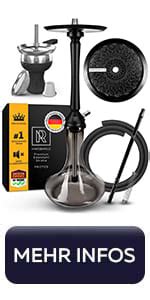 M Rosenfeld Shisha Set Anschl Sse Cm Big One Shisha