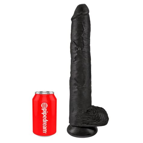 King Cock Sort K Mpe Dildo Med Kugler Cm Prissamligning