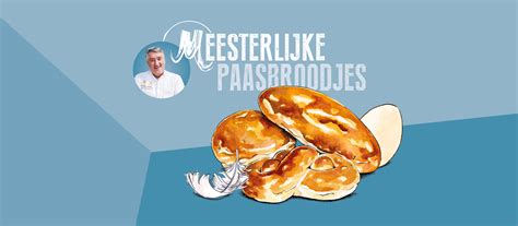 Paasbroodjes met Meesterlijke bakmix Meesterlijk van Robèrt