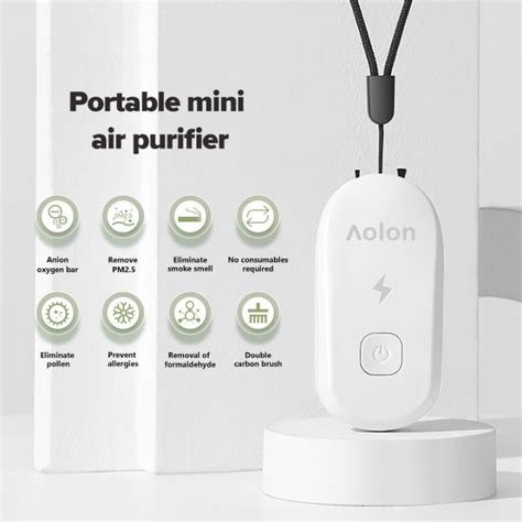 Ready Stock Aolon M Air Purifier Necklace Generating Mil Ve