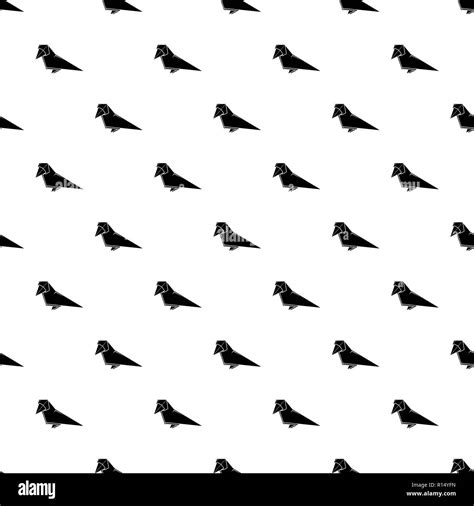 Origami bird pattern vector seamless Stock Vector Image & Art - Alamy