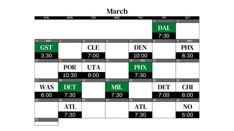 2023-2024 Boston Celtics Printable Schedule Download – NBC Sports Boston