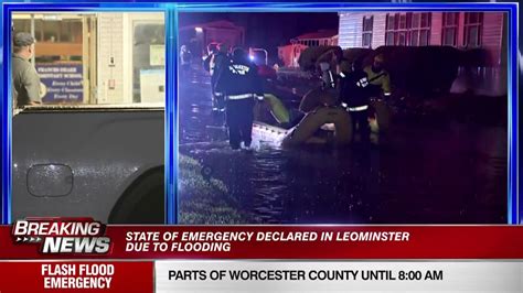 Dozens arrive at emergency shelter in Leominster after flooding forces ...