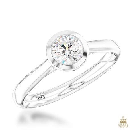 Platinum Alena Brilliant Cut Solitaire Diamond Ring Gatwards Of Hitchin