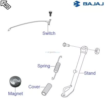 Bajaj Pulsar 150 UG4 DTS I Side Stand