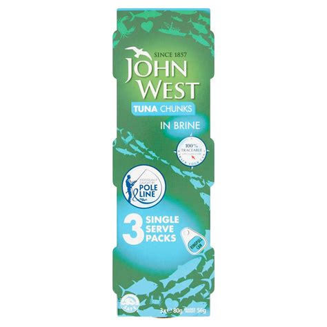 John West Tuna Chunks In Brine X G Tinned Fish Seafood