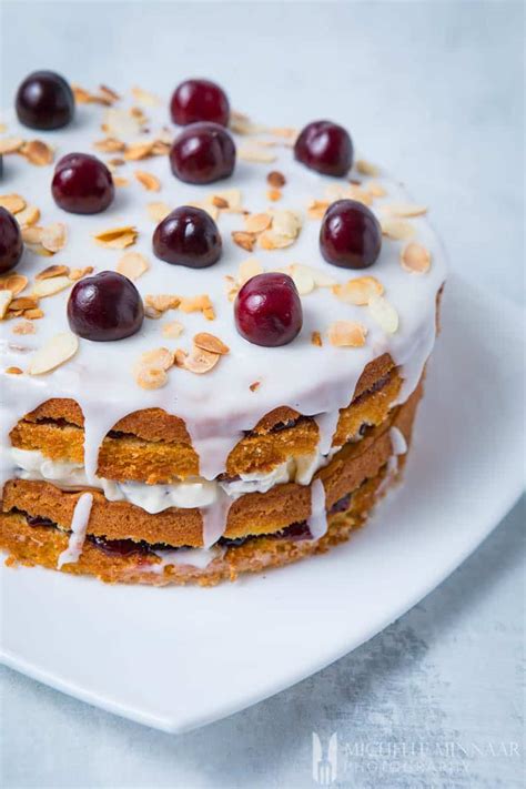 Cherry Bakewell Cake This Mouth Watering Cherry Recipe Is Totally