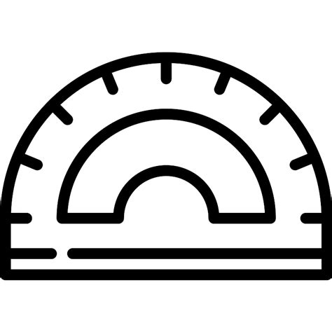 Protractor Vector SVG Icon SVG Repo