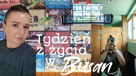 Tydzień z życia w Busan Korea Rodzinny czas muzeum plaża dla