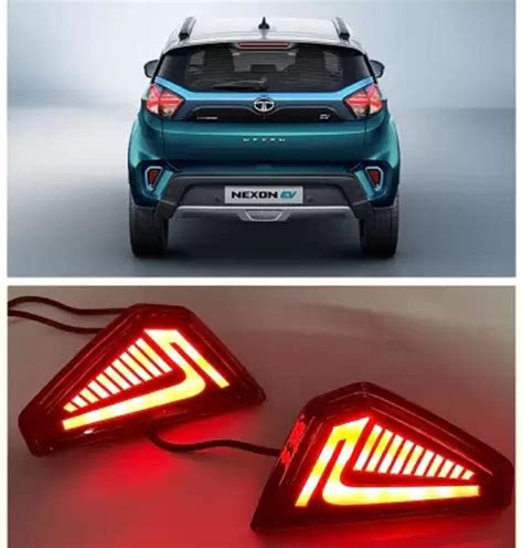 Tata Nexon 2021 Matrix Reflector With Scan Car Reflector Light Red