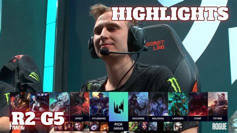 Rge Vs Fnc Game Highlights Round Lec Spring Playoffs