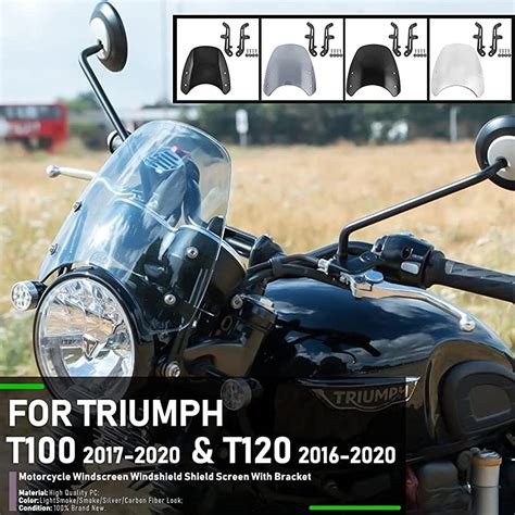 Triumph T120 Windshield Atelier Yuwaciaojp