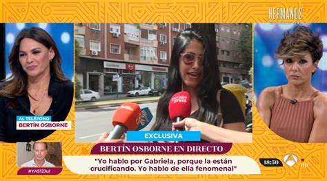 Bertín Osborne Estalla En Directo Por La Entrevista De Fabiola Martínez