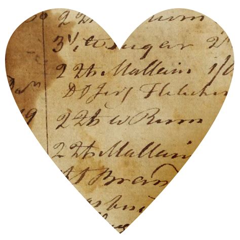 Vintage Ledger Paper Hearts Call Me Victorian