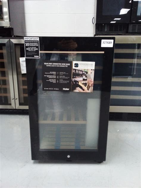 Haier Hws Gdau Wine Cooler Black G Rated Elekdirect