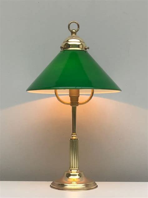 Lampada Da Tavolo Art D Co Ottone Vetro Catawiki