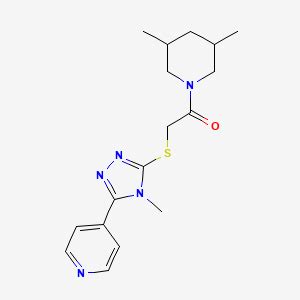 Buy 4 5 2 3 5 Dimethyl 1 Piperidinyl 2 Oxoethyl Thio 4 Methyl 4H