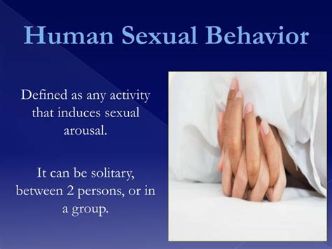 Human Sexual Behavior