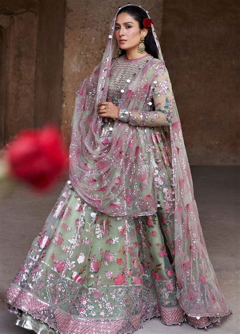 Hussain Rehar Embroidered Organza Suits Unstitched Piece Hrr Lf