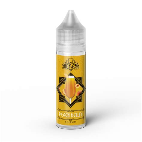 Peach Bellini Shakers Shortfill Free Nic Shot Vapable