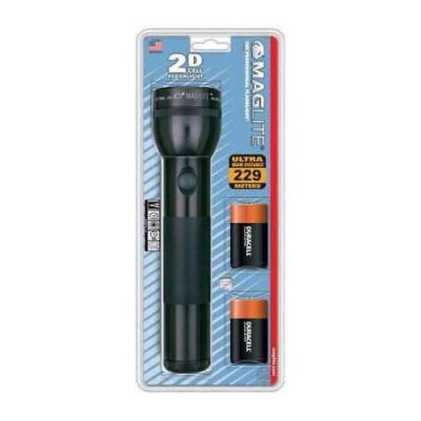 Mag Lite Lm Black Aluminum D Battery Xenon Flashlight Walmart