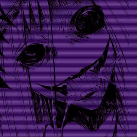 Dark Icon Anime Art Dark Dark Purple Aesthetic Scary Art