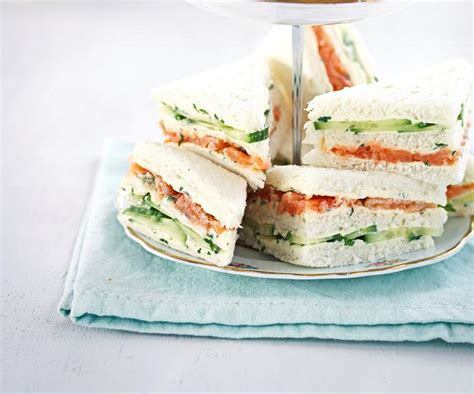 Smoked Salmon And Caper Cream Sandwiches Australian Womens Weekly Food